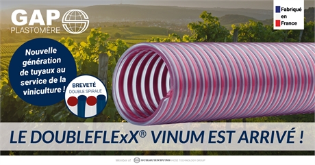 Tuyaux alimentaires en PVC DOUBLEFLEXX VINUM - usage sévère