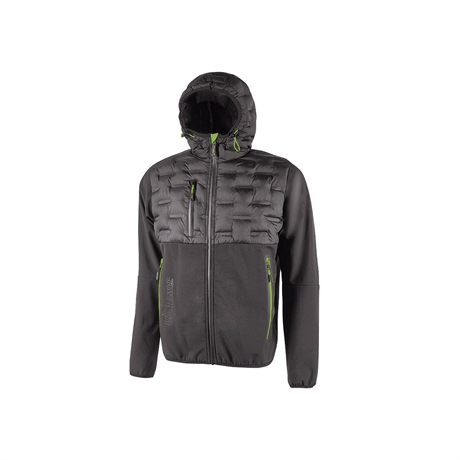 Veste de travail U-Power Spock Asphalte & verte