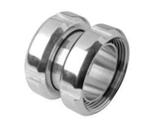 Raccords doubles femelles SMS inox 316