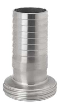 Raccords mâles à ligatures DIN inox 316L